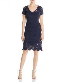 Elie Tahari Esme Crochet Dress at Bloomingdale